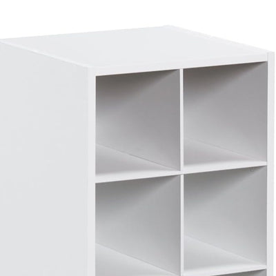 ClosetMaid 10 Cube Stackable Wooden Home or Office Storage Organize Unit, White