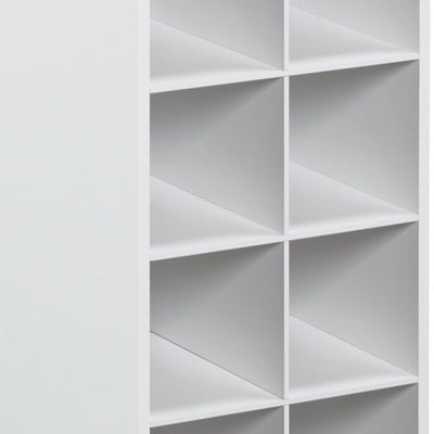 ClosetMaid 10 Cube Stackable Wooden Home or Office Storage Unit,White (Open Box) - VMInnovations