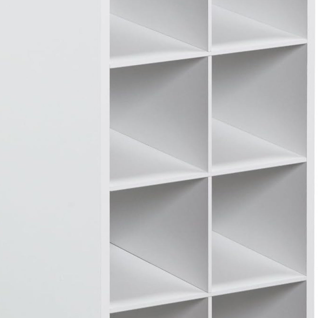 ClosetMaid 10 Cube Stackable Wooden Home or Office Storage Organize Unit, White