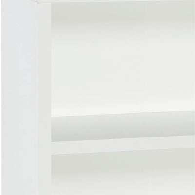 ClosetMaid 5 Tier Bookshelf w/Adjustable Shelves & Closed Back, White (Open Box)