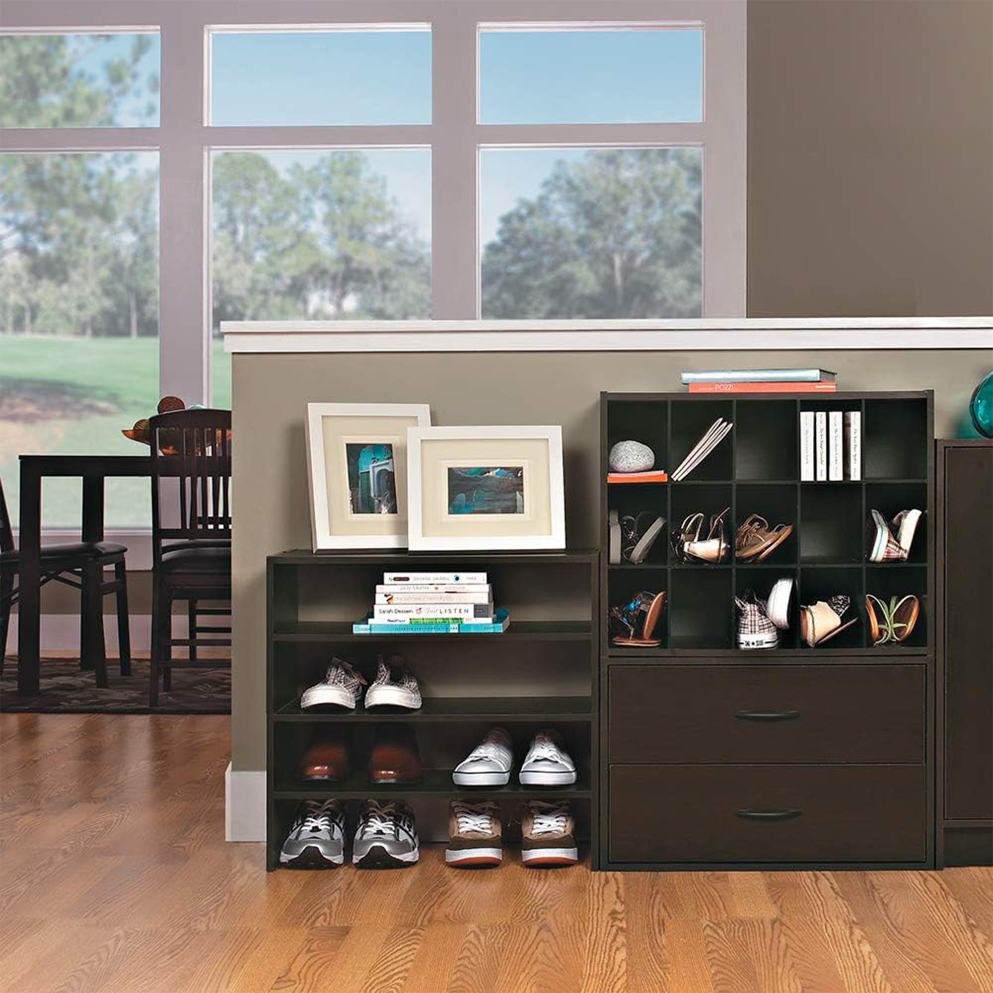 ClosetMaid Stackable 2 Drawer Wooden Horizontal Storage Organizer,Espresso(Used) - VMInnovations