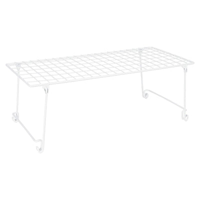 ClosetMaid Stack & Hang 21.5x10.75x7.87'' Stainless Steel Wire Shelf Unit, White