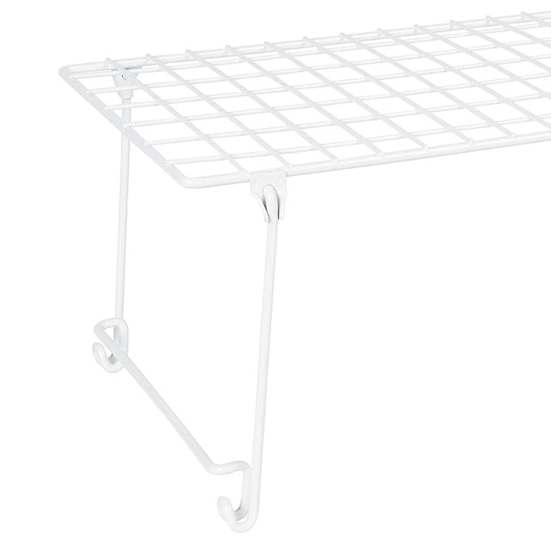 ClosetMaid Stack & Hang 21.5x10.75x7.87'' Stainless Steel Shelf, White(Open Box)