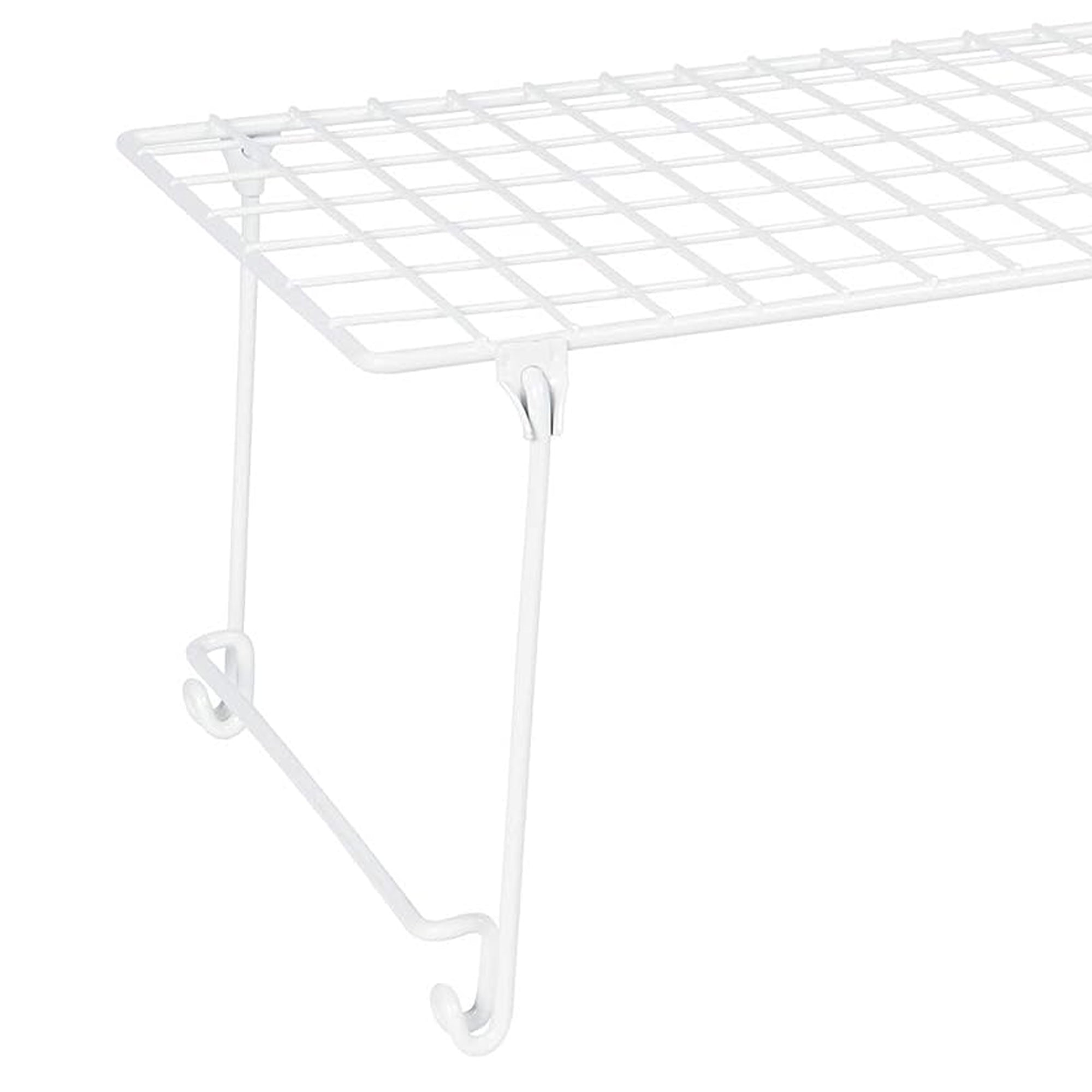 ClosetMaid Stack & Hang Stainless Steel Wire Shelf Unit, White (Used) - VMInnovations