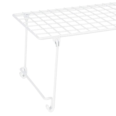 ClosetMaid Stack & Hang Stainless Steel Wire Shelf Unit, White (Used) - VMInnovations