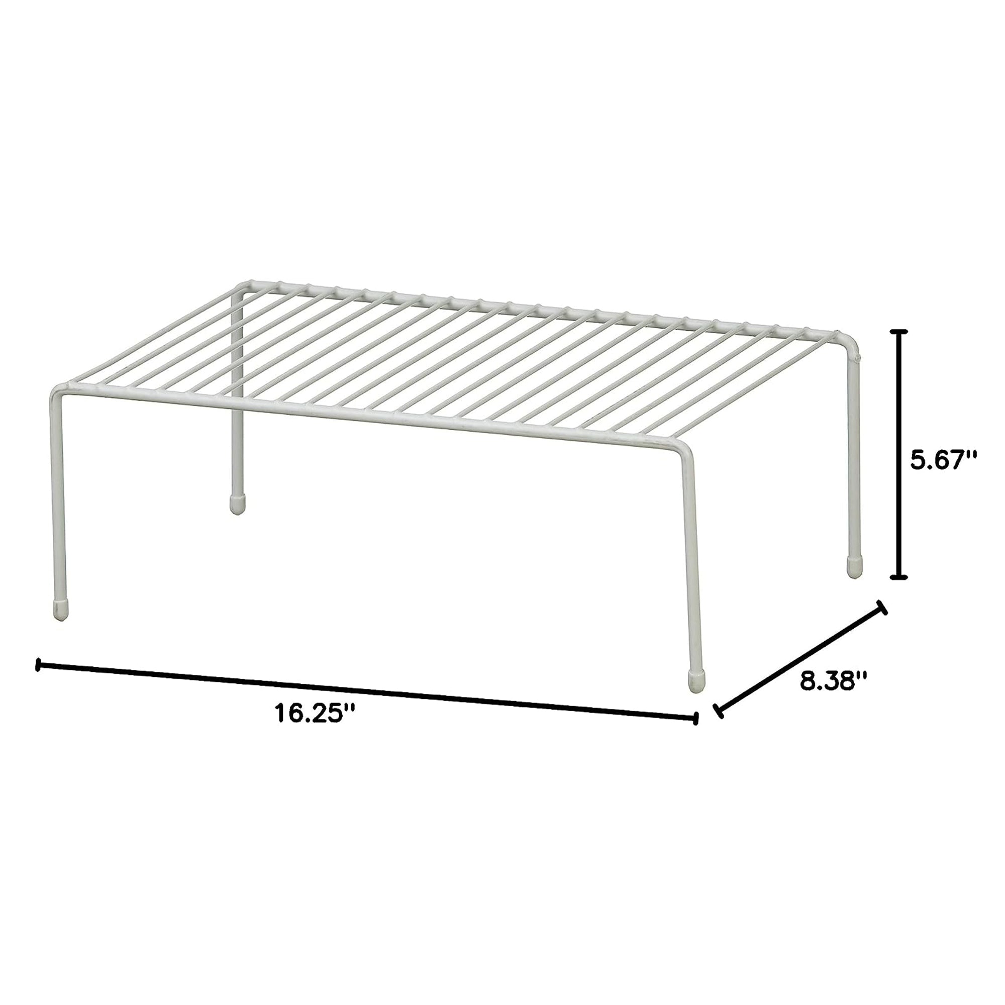 ClosetMaid 16.25''x8.38''x5.68'' Wire Shelf Rack Organizer Unit, White(Open Box) - VMInnovations
