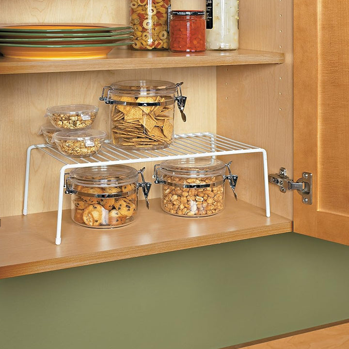 ClosetMaid 16.25'' x 8.38'' x 5.68'' Wire Shelf Rack Organizer, White (Used)