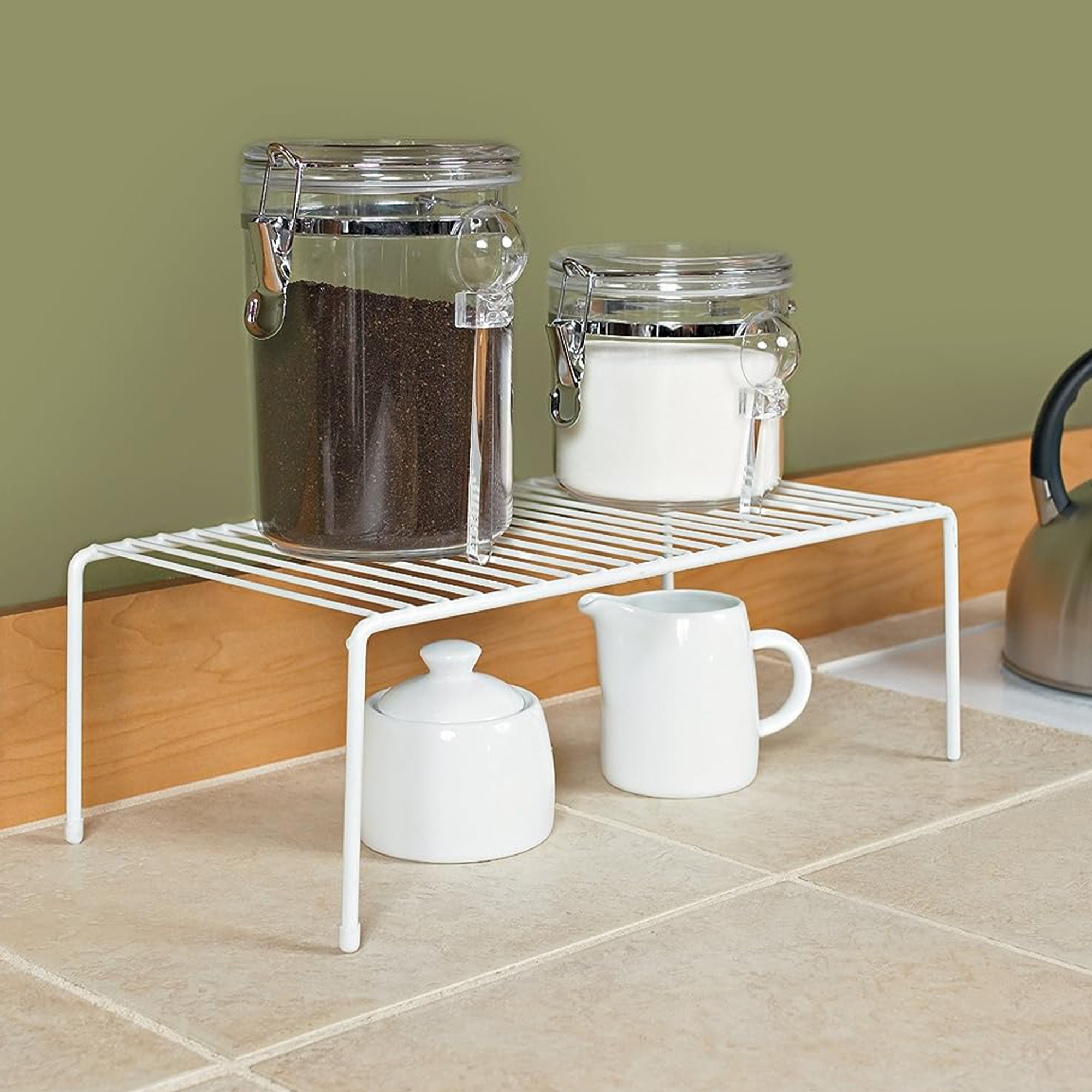 ClosetMaid 16.25'' x 8.38'' x 5.68'' Wire Shelf Rack Organizer, White (Used) - VMInnovations
