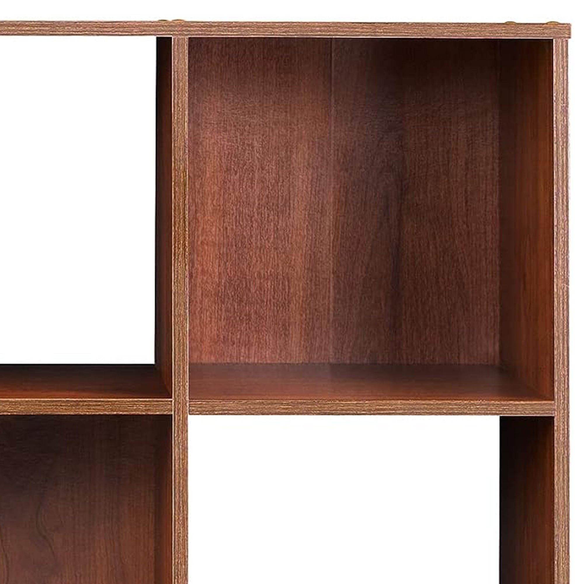 ClosetMaid Cubby Wood Open Bookcase Shelf Organizer, Dark Cherry (For Parts) - VMInnovations