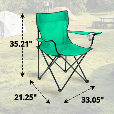 Four Seasons Courtyard Self-Enclosing Lightweight Quad Chair, Multicolor(6 Pack) - VMInnovations