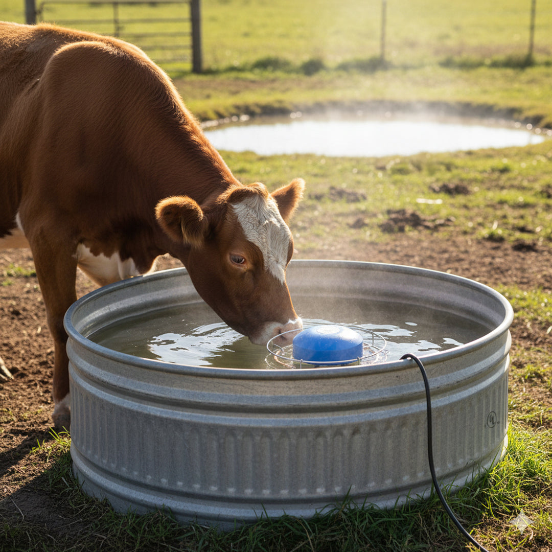 Farm Innovators 1500W Aluminum Convert Able Tank De Icer w/6' Cord (Open Box)