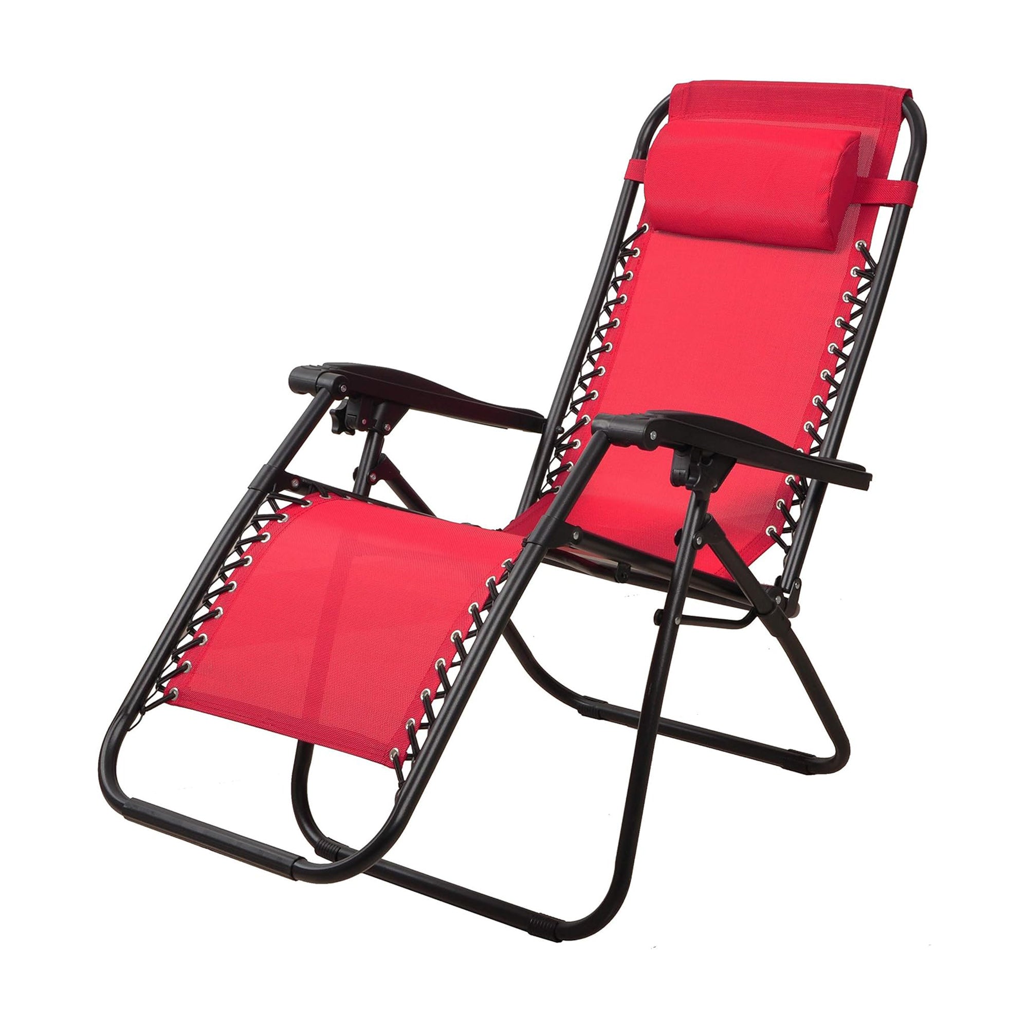 Elevon Adjustable Zero Gravity Recliner Lounge Chair, Burgundy (Open Box) - VMInnovations