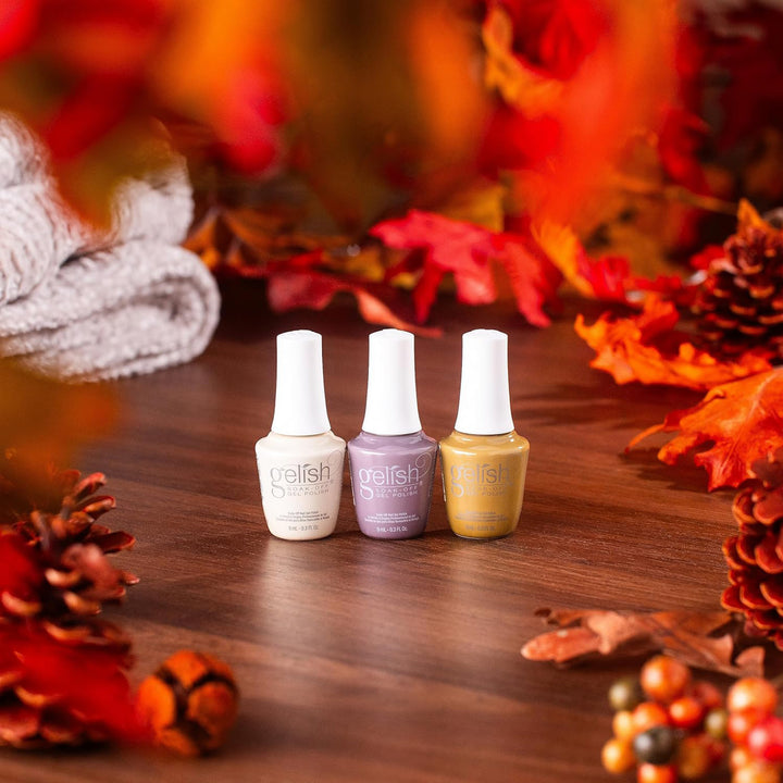 Gelish Fall 2023 Change of Pace Collection Soak Off Gel Nail Polish, (6 Pack)