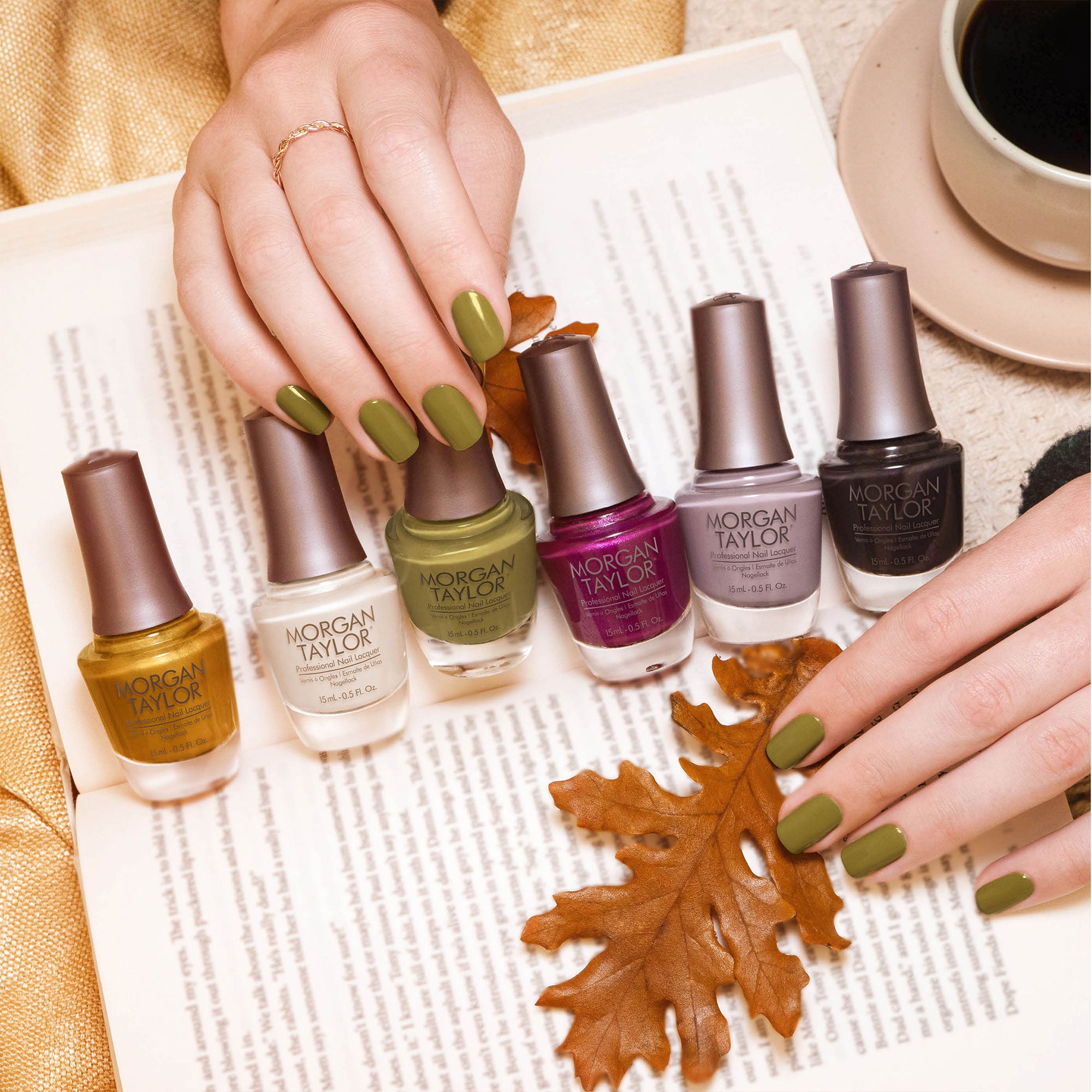Morgan Taylor Fall 2023 Change of Pace Nail Lacquer Polish Manicure (Open Box)