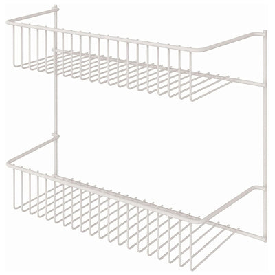ClosetMaid 2 Tier Door or Wall Mount Rack Organizer for Home and Kitchen, White