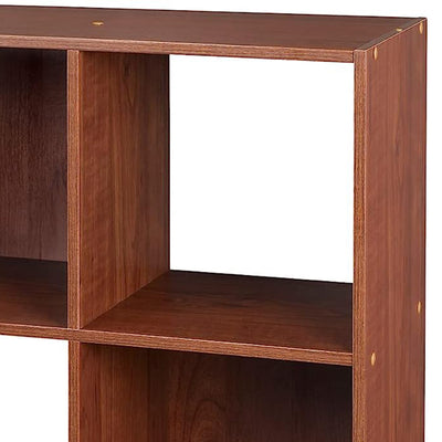 ClosetMaid 6 Cube Cubby Wood Bookcase Display Shelf Organizer, Dark Cherry(Used)