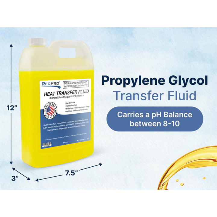 Boiler Antifreeze Compatible w/ Aqua Hot Heating Systems, Non-Toxic (Open Box) - VMInnovations