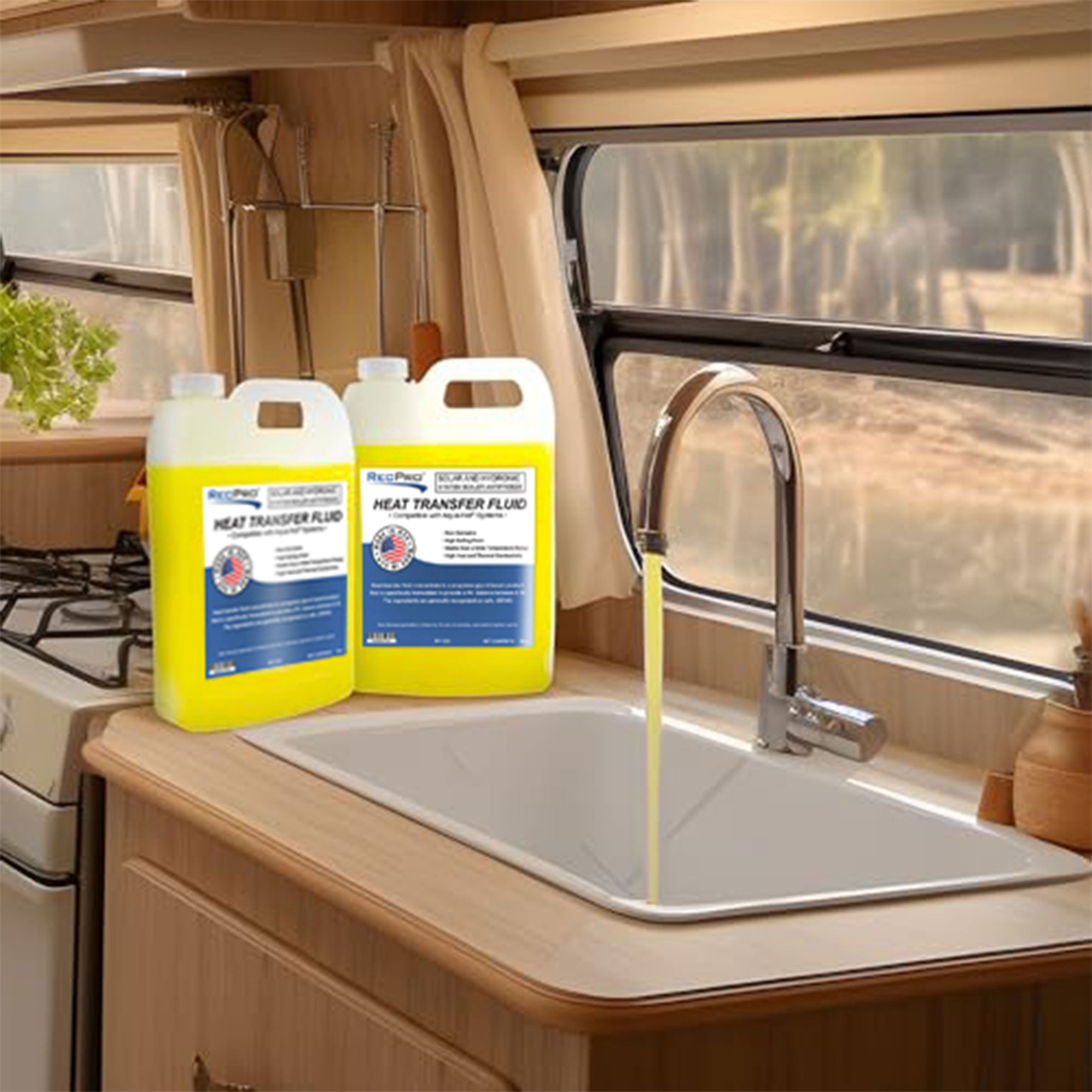 Boiler Antifreeze Compatible w/ Aqua Hot Heating Systems, Non-Toxic (Open Box) - VMInnovations
