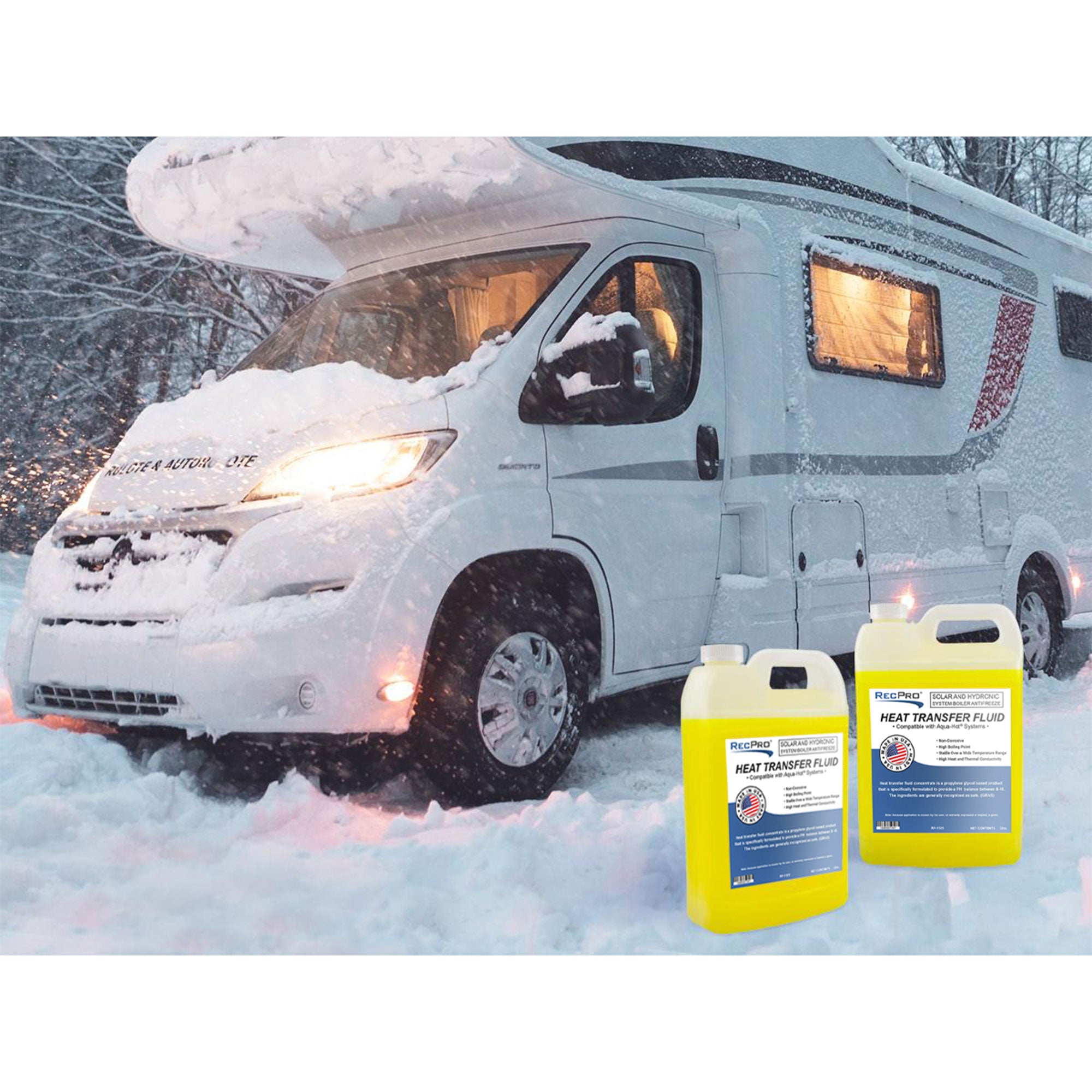 Boiler Antifreeze Compatible w/ Aqua Hot Heating Systems, Non-Toxic (Open Box) - VMInnovations