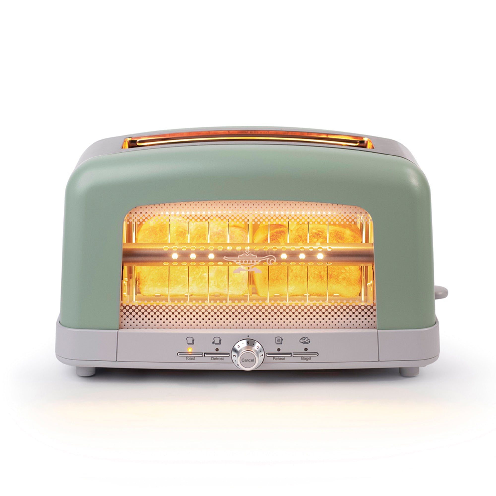 HeatMate Technology 7 Setting Pop Up Toaster w/3 Functions & Bagel Mode (Used) - VMInnovations