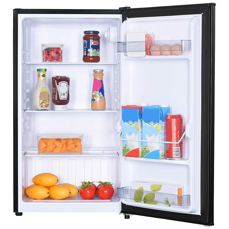 Danby 3.2 Cubic Foot Freestanding Home Mini Fridge Compact Refrigerator, Black