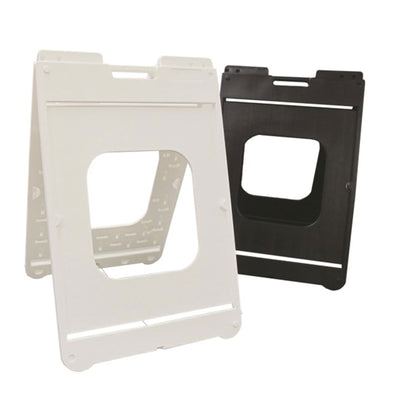Plasticade SimpoSign II Outdoor Plastic Sign Frame with Handle, White (Used) - VMInnovations