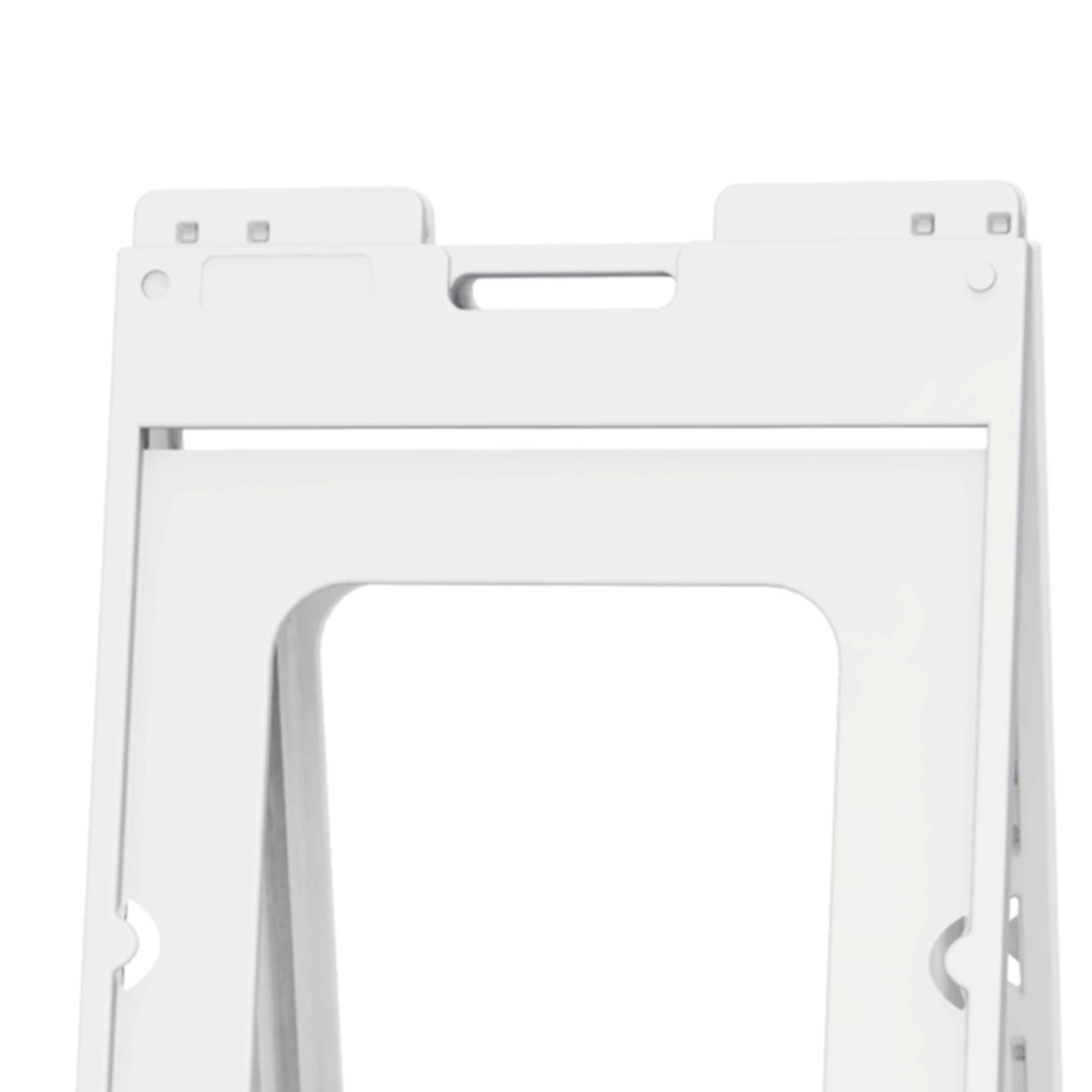 Plasticade SimpoSign II Outdoor Plastic Sign Frame with Handle, White (Used) - VMInnovations