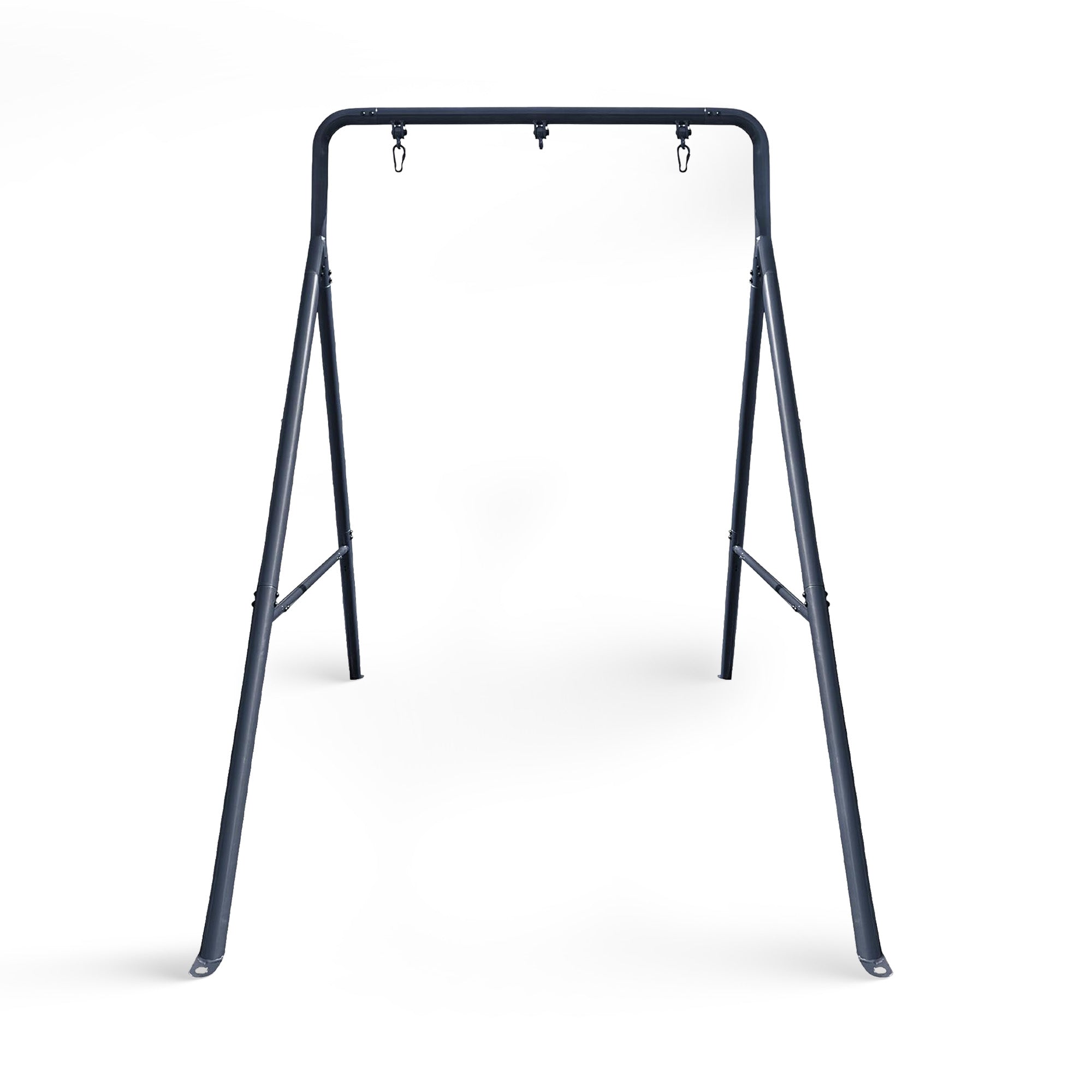 gobaplay Outdoor Single Swing Set with Support Bars for Tree Swing, Frame Only