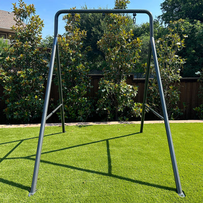 gobaplay Single Swing Set w/Support Bars for Tree Swing, Frame Only (Used)