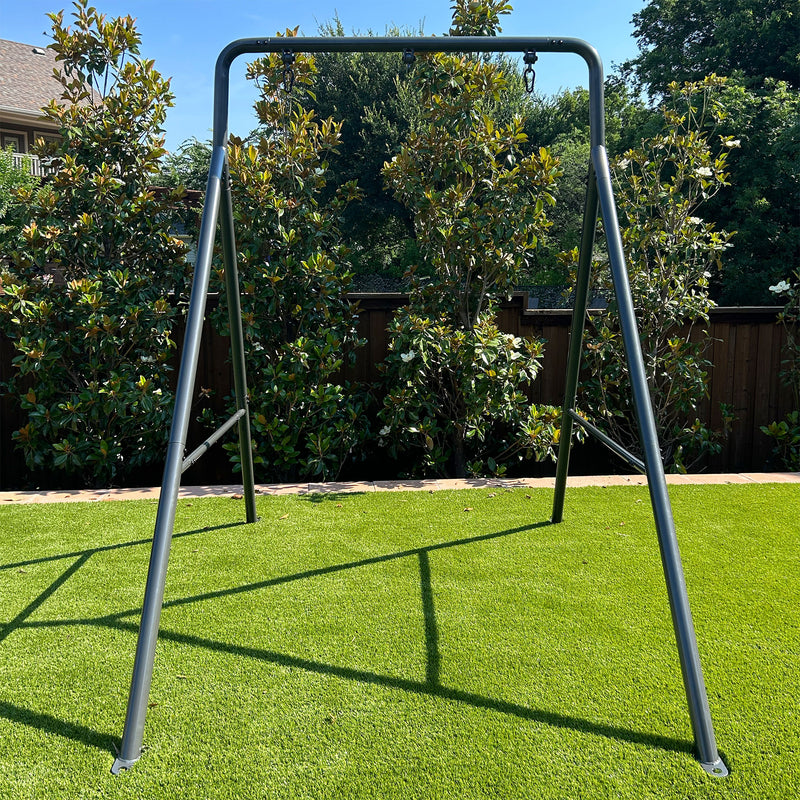 gobaplay Outdoor Single Swing Set for Tree Swing, Frame Only (For Parts)