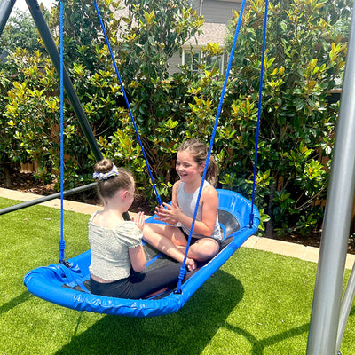 gobaplay Rectangle Swing, 65” x 26” Double Platform, Swingset Frame Not Included - VMInnovations