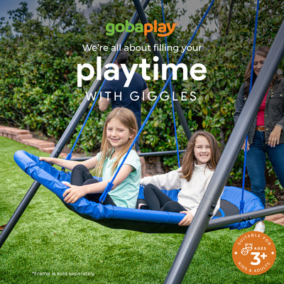 gobaplay Rectangle Swing, 65” x 26” Double Platform, Swingset Frame Not Included - VMInnovations