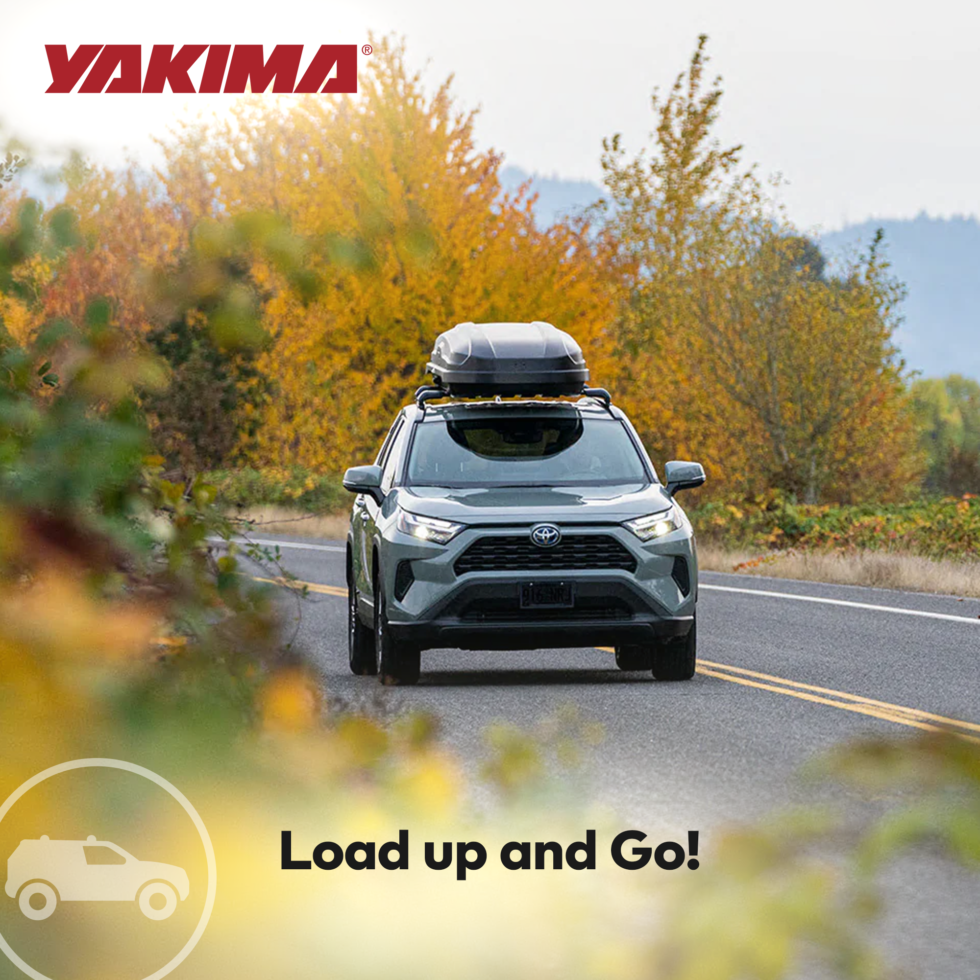 Yakima NX 18 Cubic Ft Travel Vehicle Rooftop Cargo Carrier Box, Black (Open Box) - VMInnovations