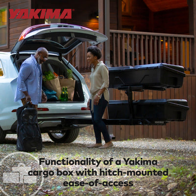 Yakima EXO GearLocker 10 Cu Ft Vehicle Roof Rack Cargo Box for EXO SwingBase