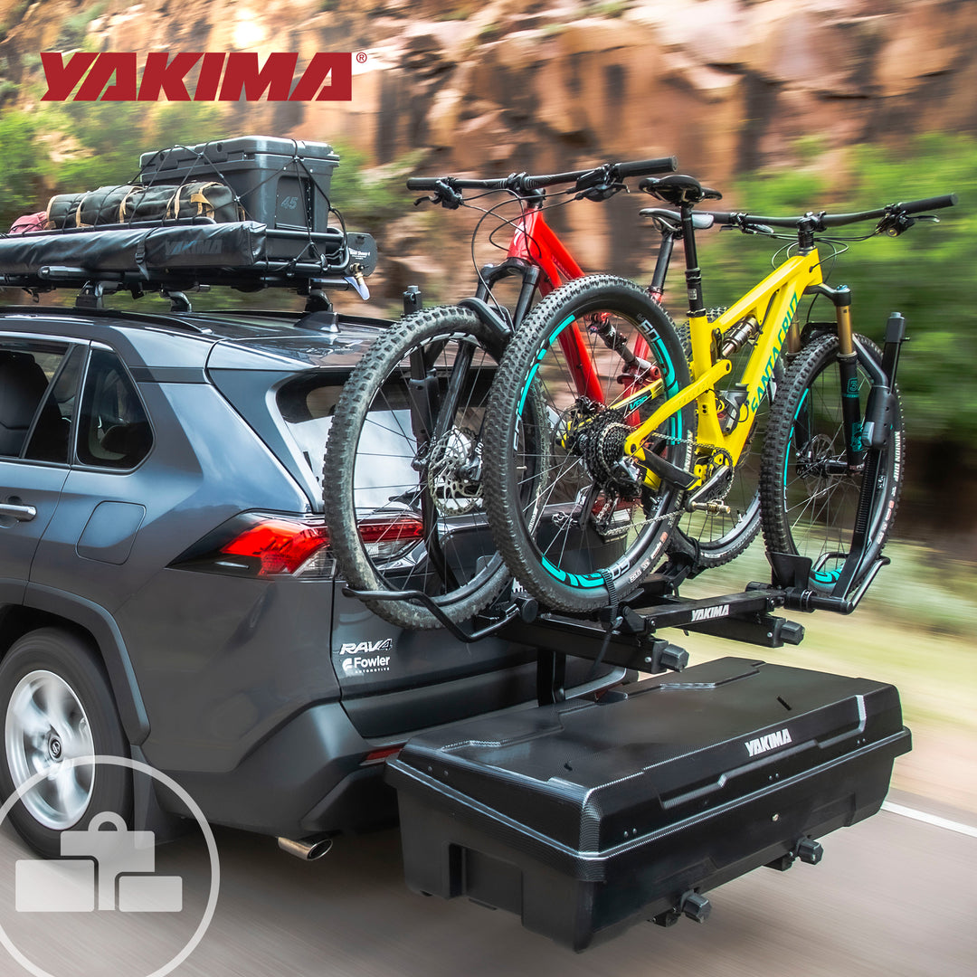 Yakima EXO 10 Cubic Ft Vehicle Rooftop Cargo Carrier Box, Black (Open Box)