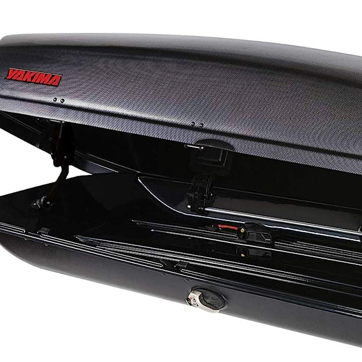 Yakima SkyBox Carbonite 21 Rooftop Box, Fits StreamLine Crossbar, Black(Damaged)