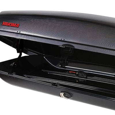 Yakima Carbonite 21 Rooftop Cargo Box, Fits StreamLine Crossbar, Black(Open Box) - VMInnovations