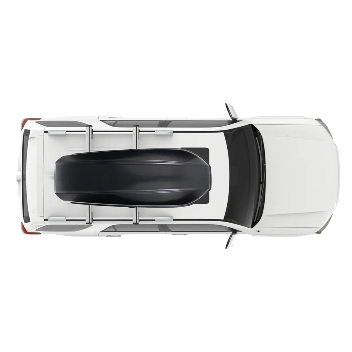 Yakima SkyBox Carbonite 21 Rooftop Cargo, Fits StreamLine Crossbar, Black (Used)