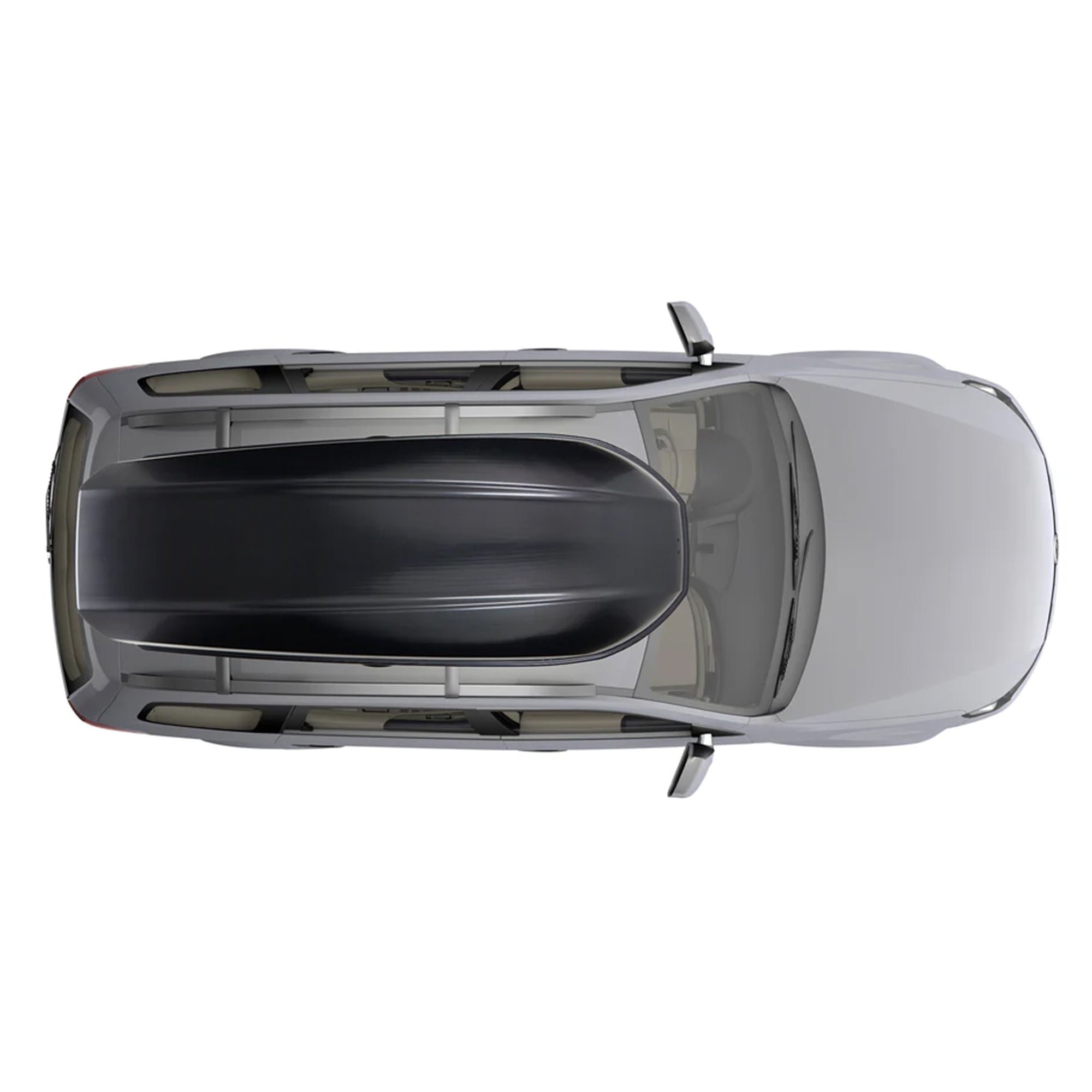 Yakima Carbonite 21 Rooftop Cargo Box, Fits StreamLine Crossbar, Black(Open Box) - VMInnovations