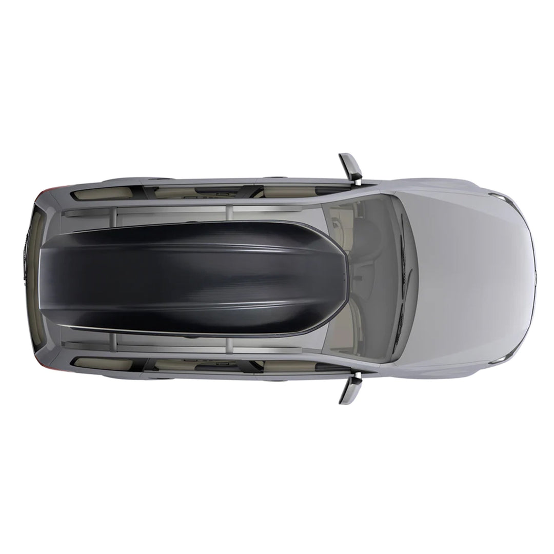 Yakima Carbonite 21 Rooftop Cargo Box, Fits StreamLine Crossbar, Black(Open Box) - VMInnovations