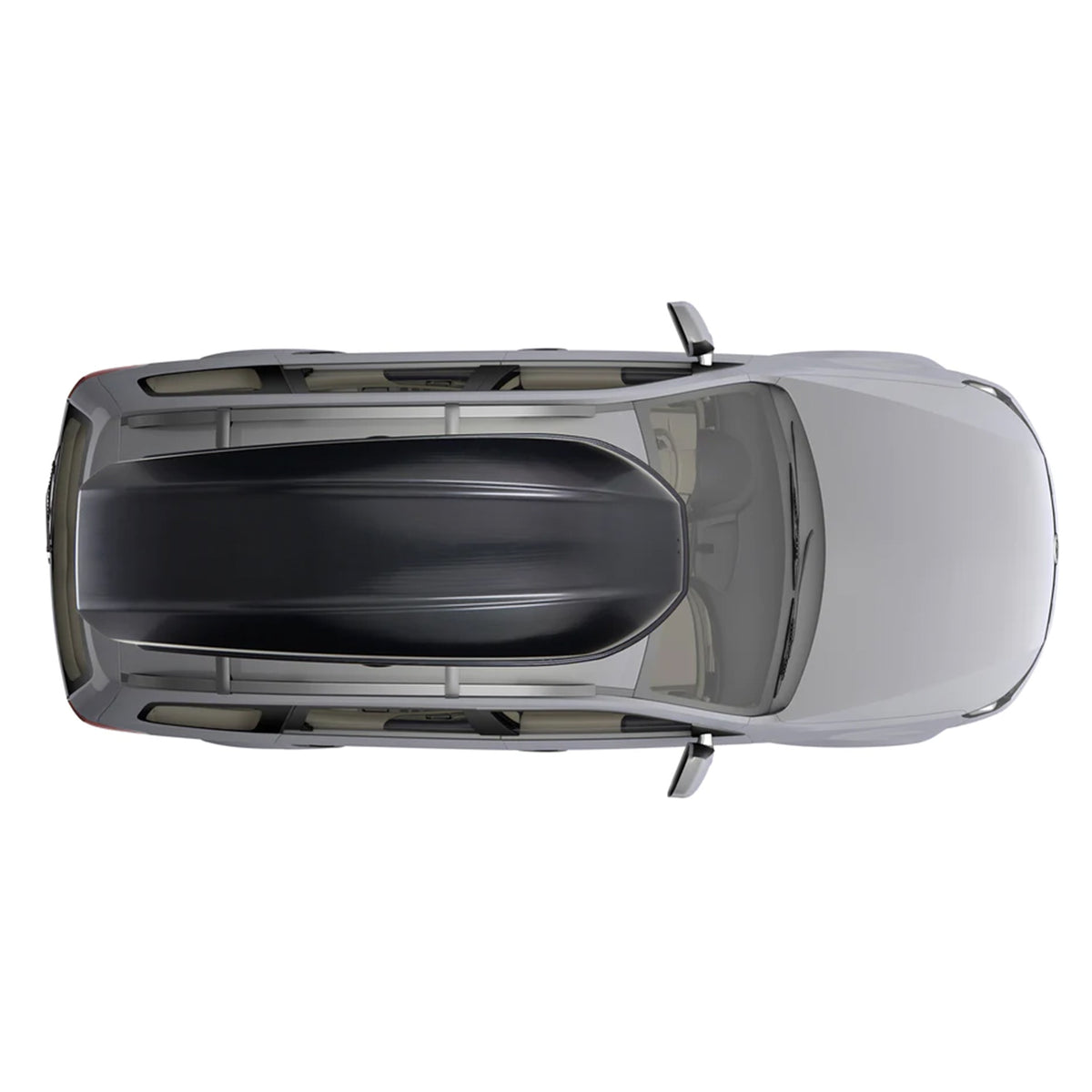 Yakima SkyBox Carbonite 21 Rooftop Cargo, Fits StreamLine Crossbar, Black (Used)
