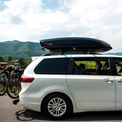 Yakima Carbonite 21 Rooftop Cargo Box, Fits StreamLine Crossbar, Black(Open Box) - VMInnovations