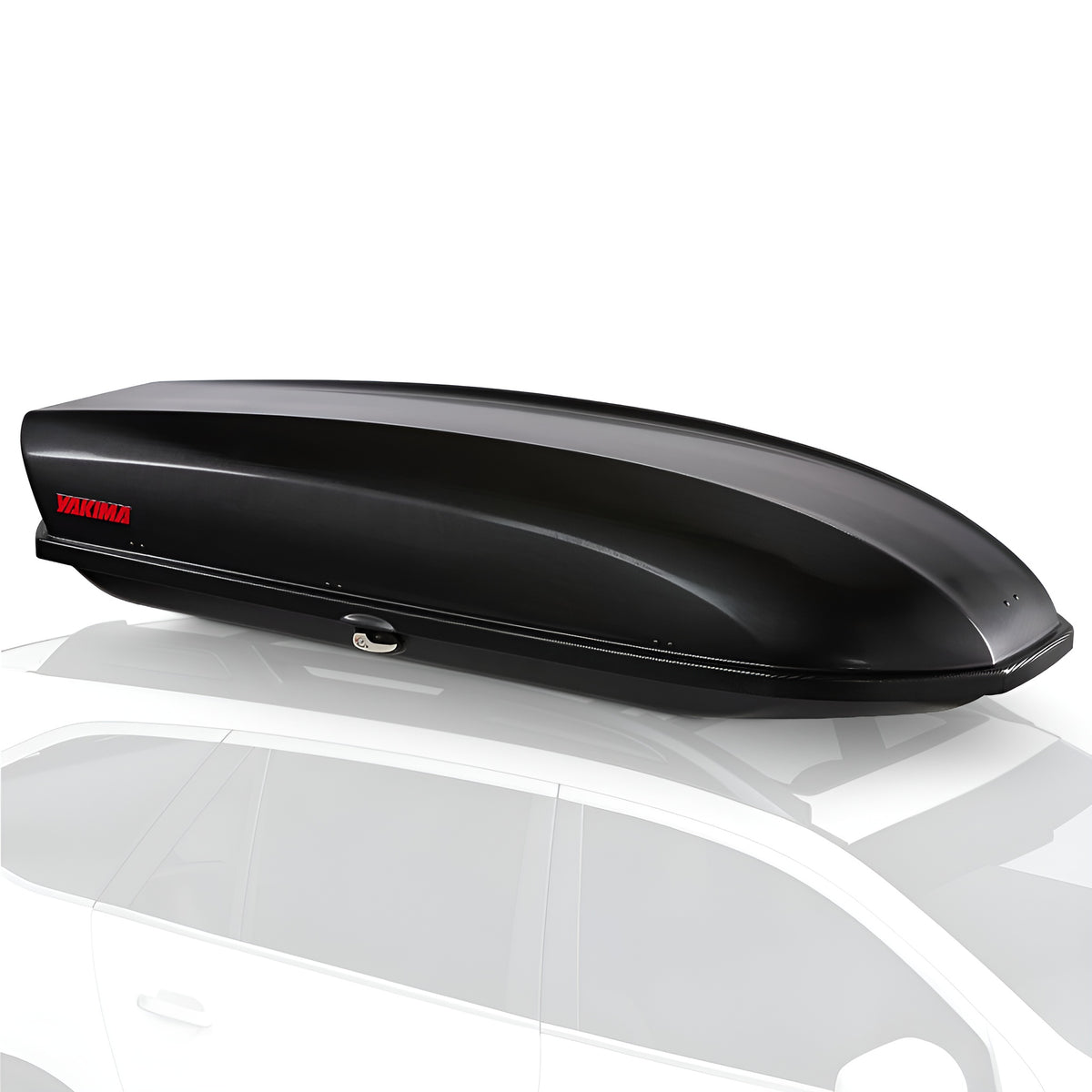 Yakima SkyBox Carbonite 21 Rooftop Box, Fits StreamLine Crossbar, Black(Damaged)