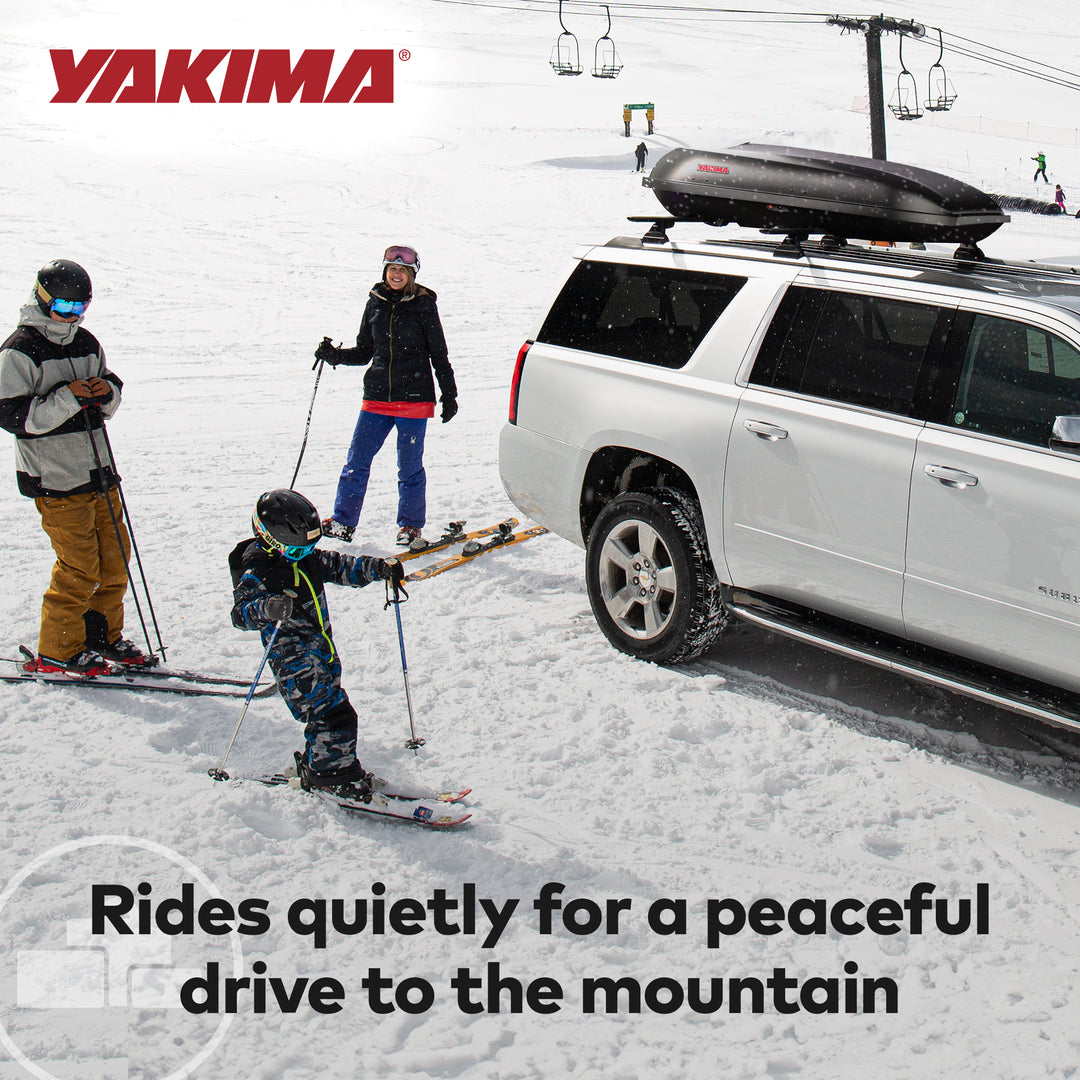 Yakima RocketBox 14 Cubic Ft Vehicle Rooftop Compact Cargo Box, Black (Open Box)