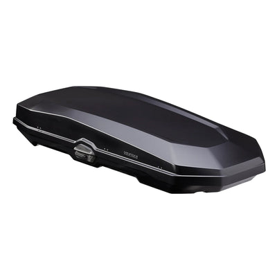 Yakima CBX 16 Cubic Foot Vehicle Rooftop Premium Cargo Carrier, Black (Open Box)