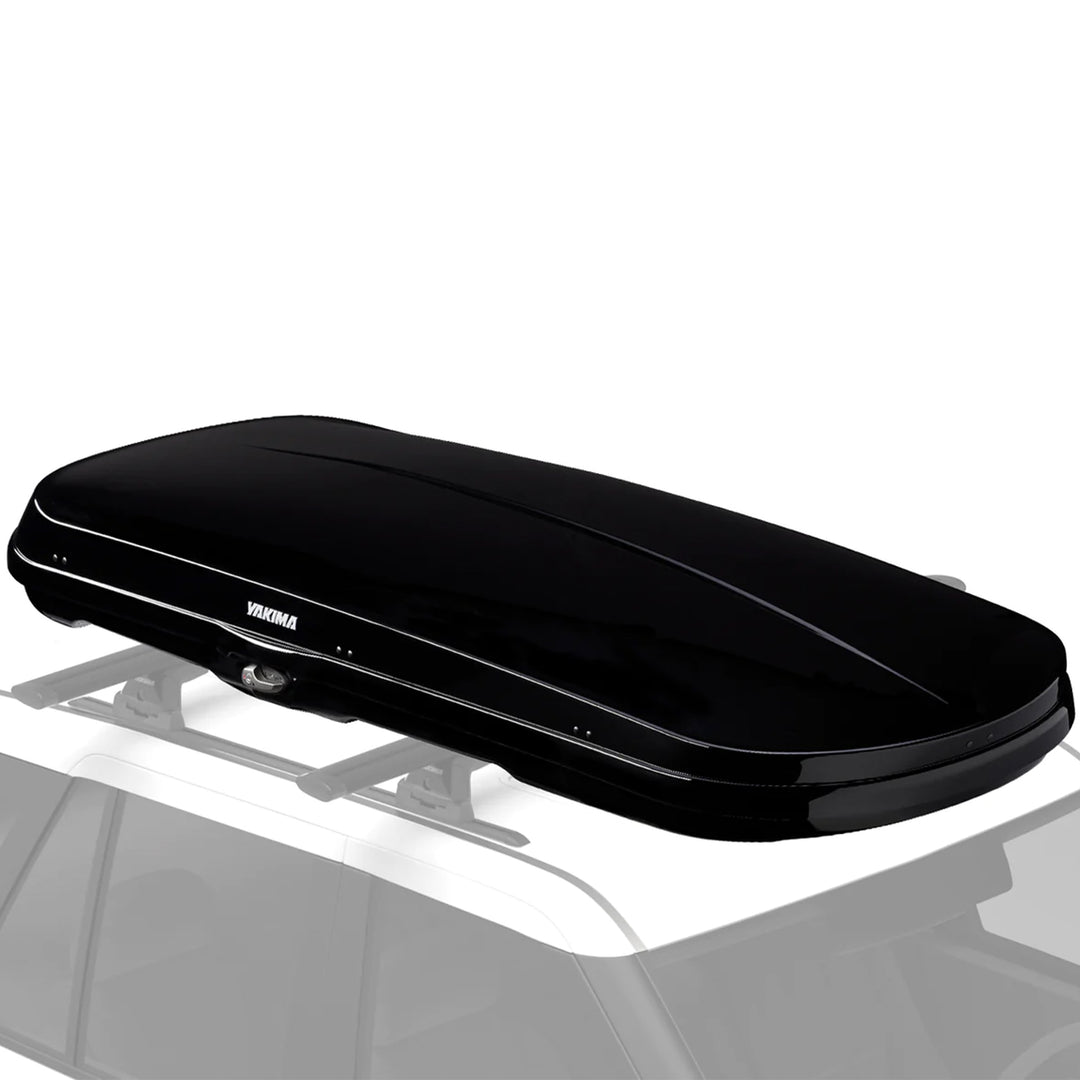 Yakima GrandTour Lo 15 cu ft High Gloss Low Profile Cargo Box, Black (Open Box)
