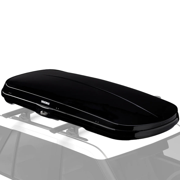 Yakima GrandTour Lo 15 cu ft High Gloss Low Profile Cargo Box, Black (Open Box)