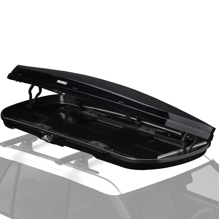 Yakima GrandTour Lo 15 cu ft High Gloss Low Profile Cargo Box, Black (Open Box)