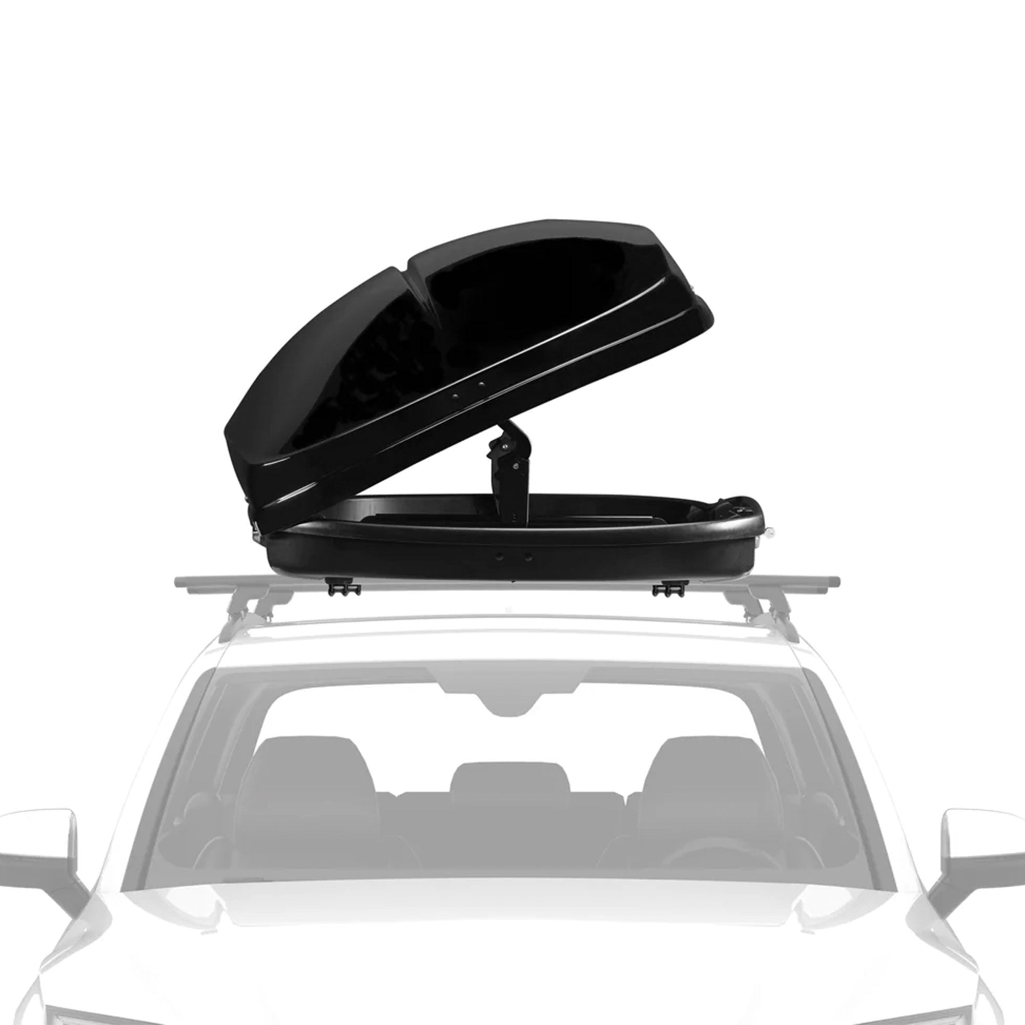 Yakima GrandTour 16 cu ft High Gloss Rooftop Cargo Carrier Box, Black (Open Box) - VMInnovations