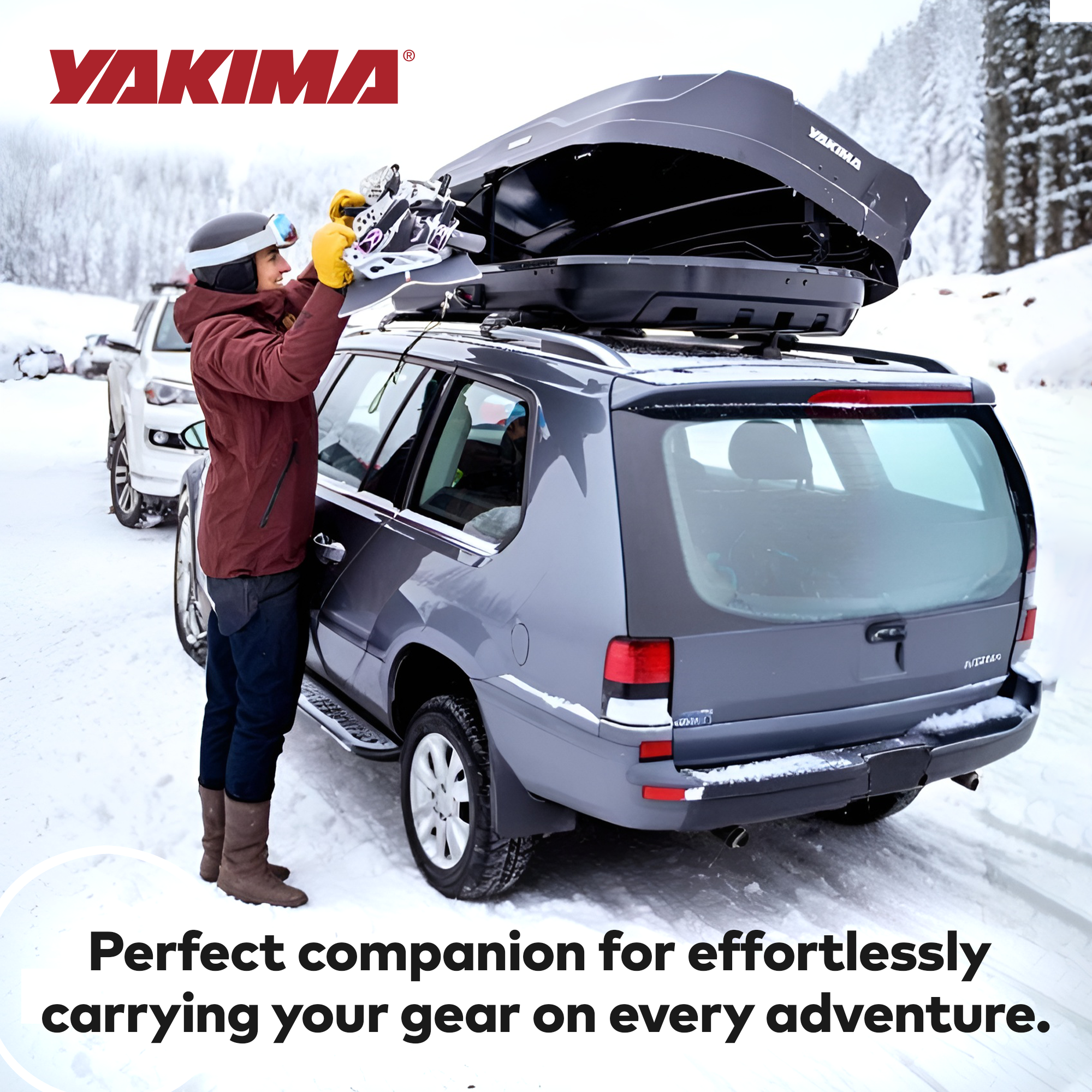 Yakima NX 16 Vehicle Rooftop Cargo Carrier Box, Fits StreamLine (For Parts) - VMInnovations
